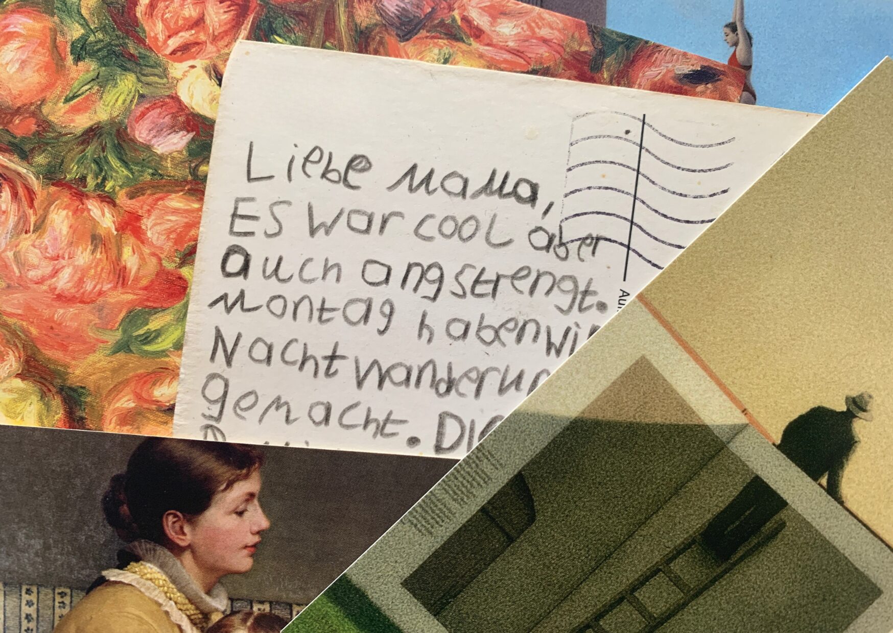 Postkarte von der Klassenfahrt