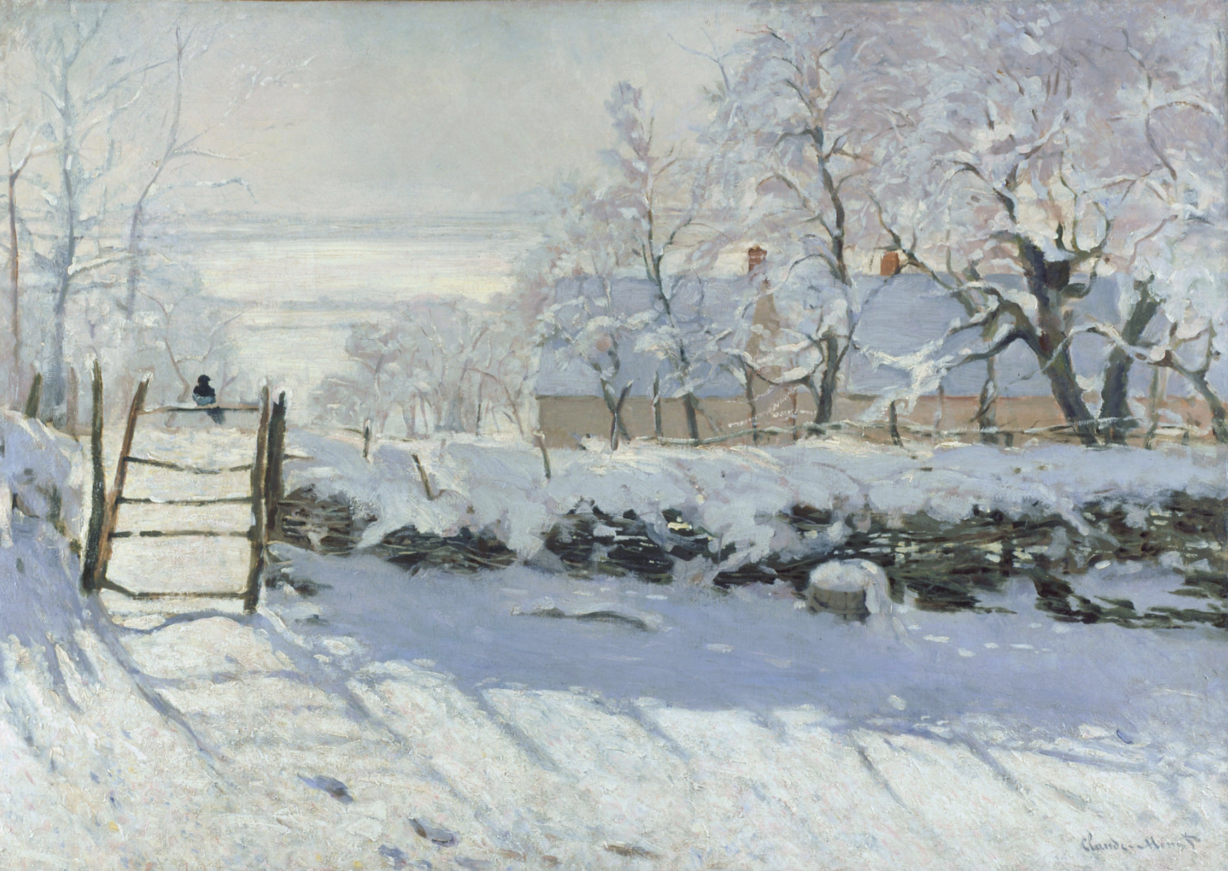 Die Elster, Claude Monet